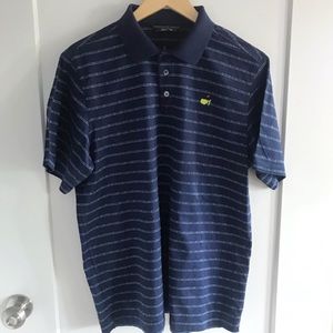 Masters Clubhouse Collection Navy & White Polo